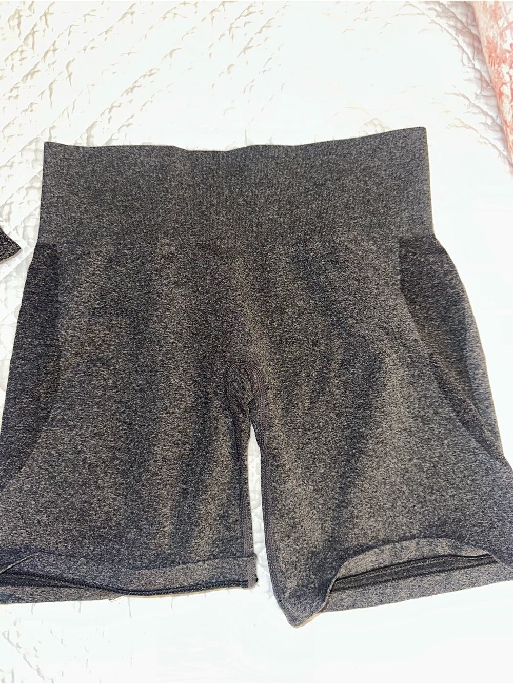 NVGTN Black Speckled Contour Seamless shorts